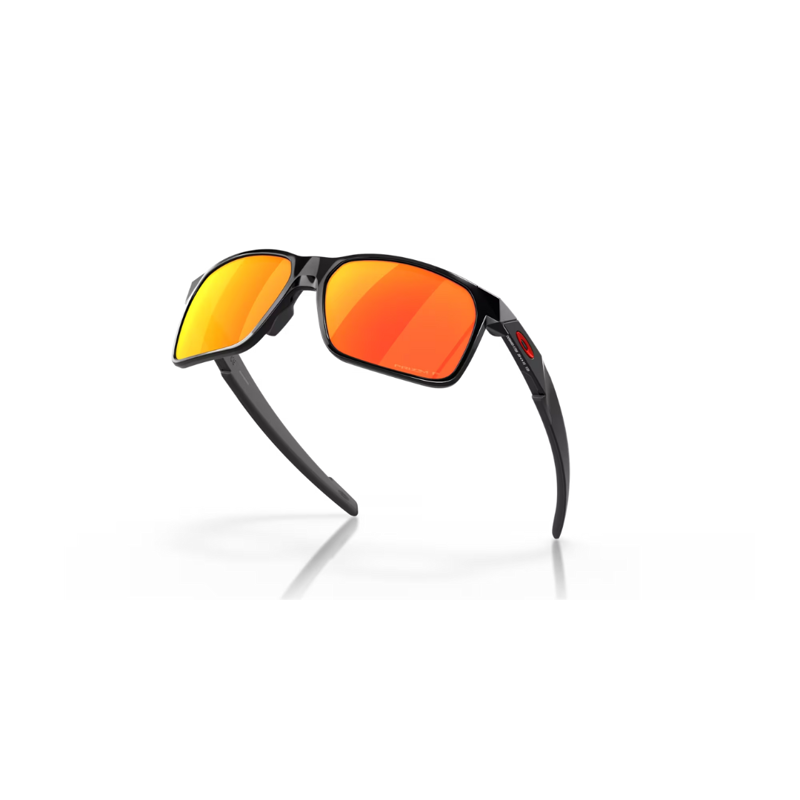 Oakley Portal X in Polished Black Prizm Ruby PolarizedLens-3